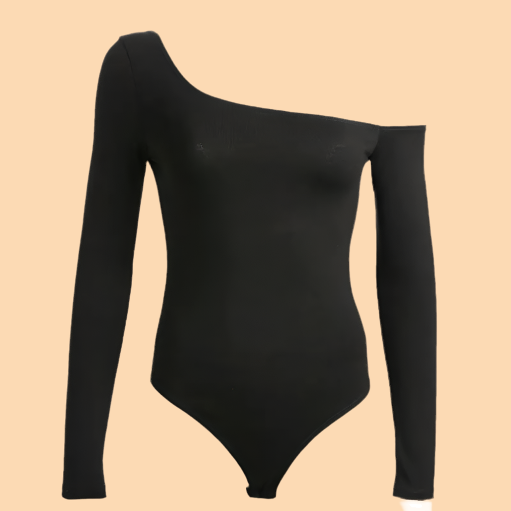 SculptWave | One-Shoulder Glow Bodysuit