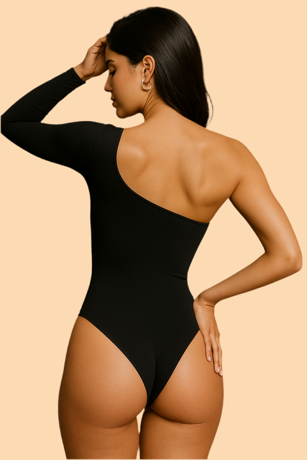 SculptWave | One-Shoulder Glow Bodysuit